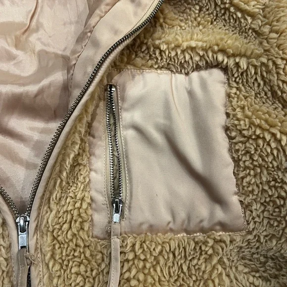 Cozy Tan Teddy Jacket - Picture 7 of 9